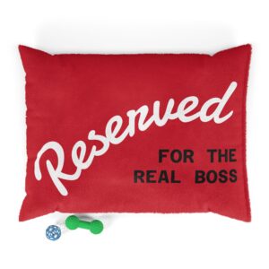 Cozy Pet Bed for the Real Boss | Dog Bed, Pet Furniture, Animal Gift, Home Decor