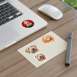 Poodle Doodles Cute Dog Art Collectible Sticker Sheets